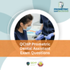 QCHP Prometric Dental Assistant Exam Questions