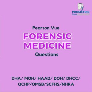 Pearson Vue FORENSIC MEDICINE Questions