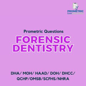 Prometric Questions FORENSIC DENTISTRY