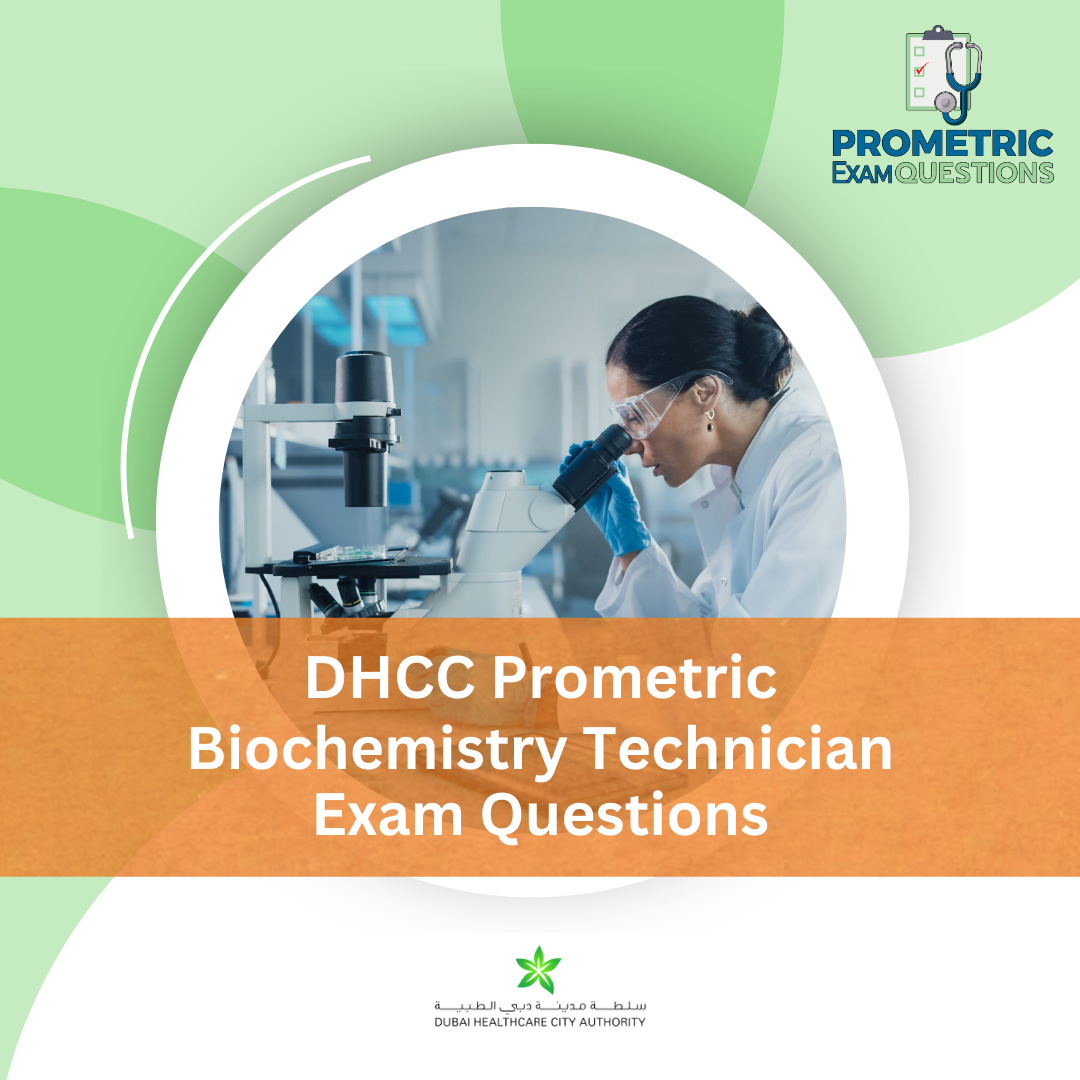 DHCC Prometric Biochemistry Technician Exam Questions