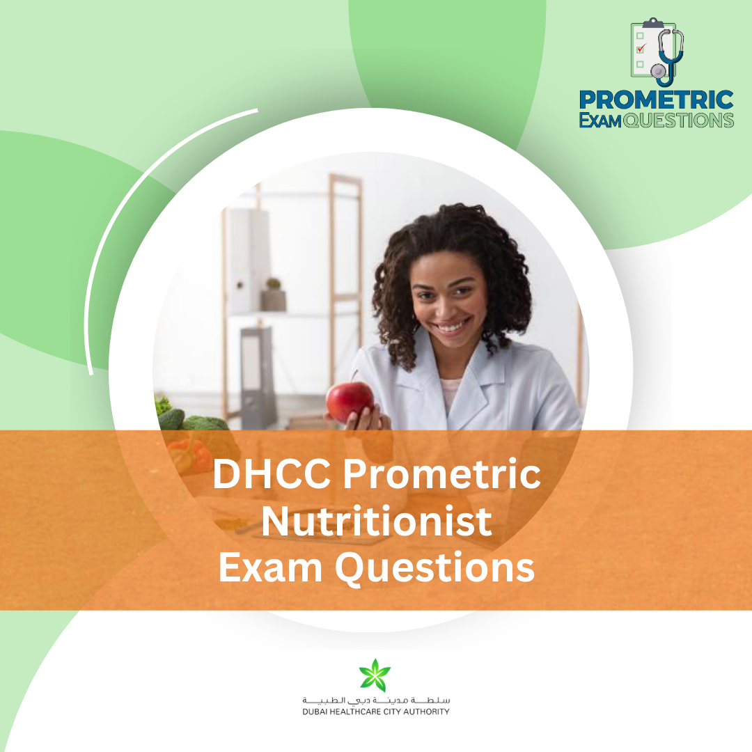 DHCC Prometric Nutritionist Exam Questions