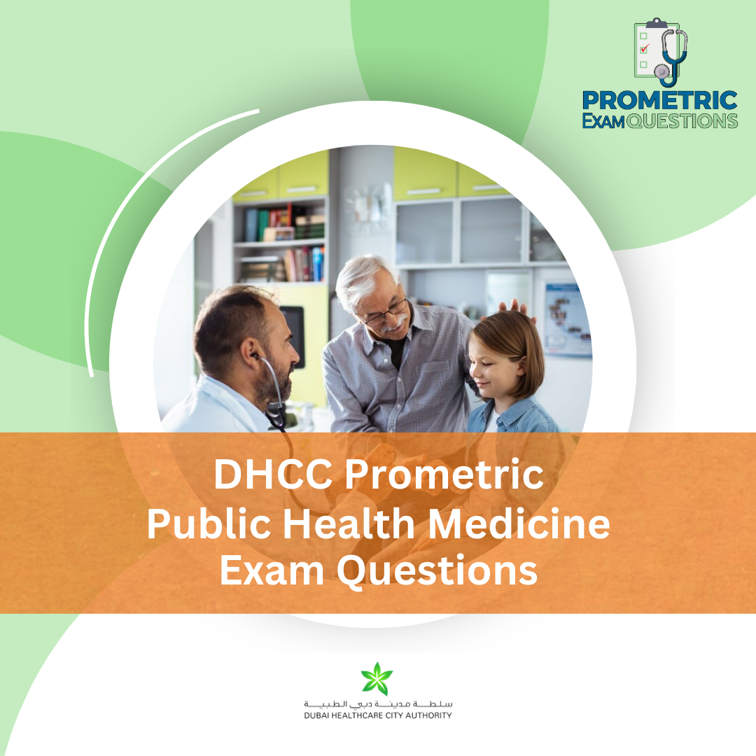 DHCC Prometric Public Health Medicine Exam Questions
