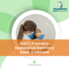 DHCC Prometric Restorative Dentistry Exam Questions