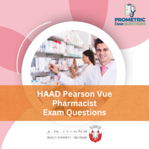 HAAD Pearson Vue Pharmacist Exam Questions