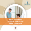 MOH Prometric Dialysis Technician Exam Questions