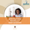 MOH Prometric Nutritionist Exam Questions