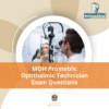 MOH Prometric Ophthalmic Technician Exam Questions