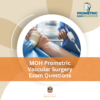 MOH Prometric Vascular Surgery Exam Questions