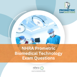 NHRA Prometric Biomedical Technology Exam Questions