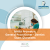 NHRA Prometric General Practitioner - Dentist Exam Questions