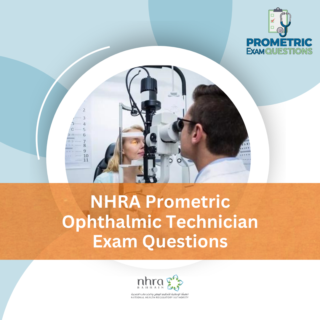 NHRA Prometric Ophthalmic Technician Exam Questions