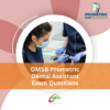 OMSB Prometric Dental Assistant Exam Questions