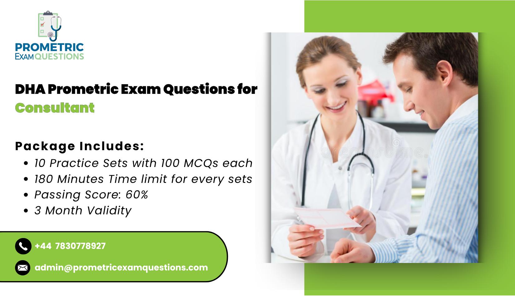 DHA Prometric Exam Questions for Consultant