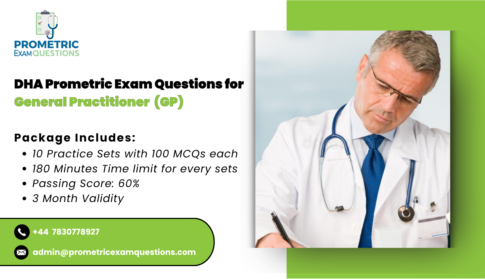 DHA Prometric Exam Questions for General Practitioner
