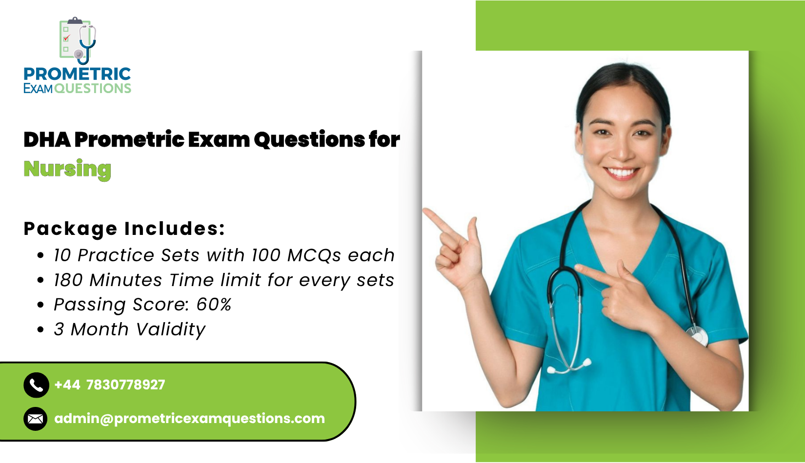 DHA Prometric Exam Questions for Nursing
