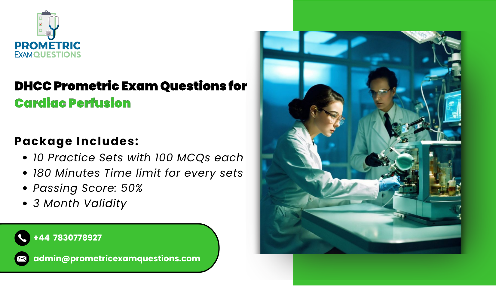 DHCC Prometric Exam Questions for Cardiac Perfusion