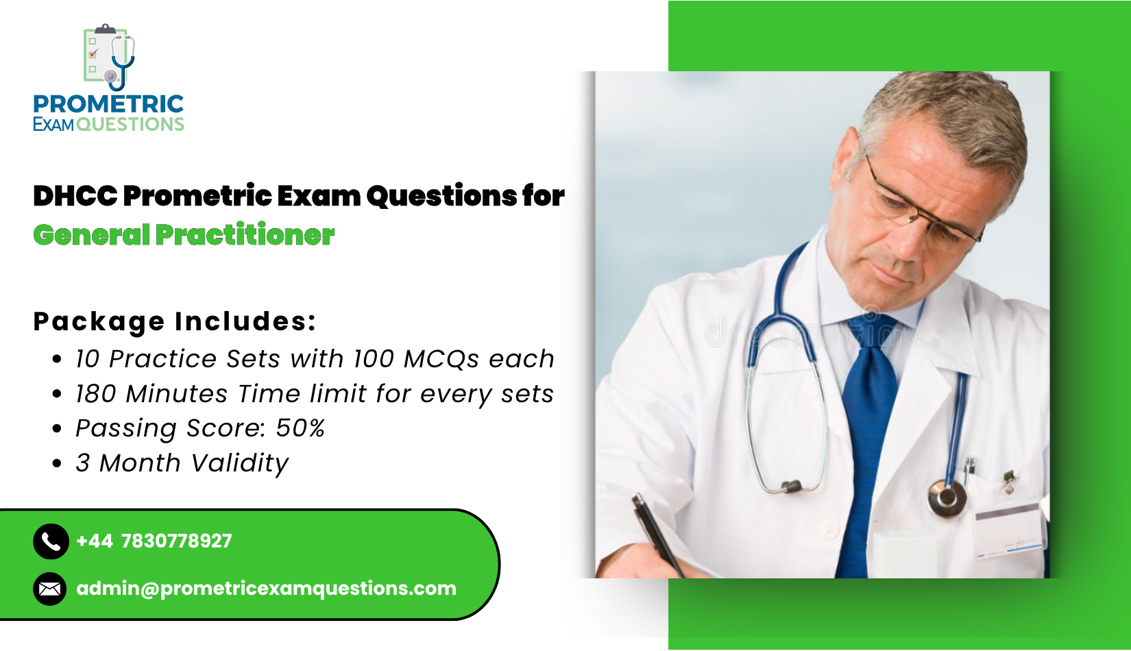 DHCC Prometric Exam Questions for General Practitioner (GP)