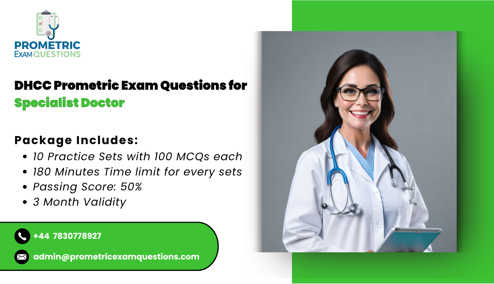 DHCC Prometric Exam Questions for Specialist Doctor