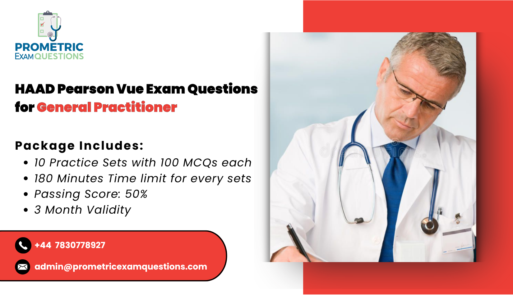 HAAD Pearson Vue Exam Questions for General Practitioner (GP)