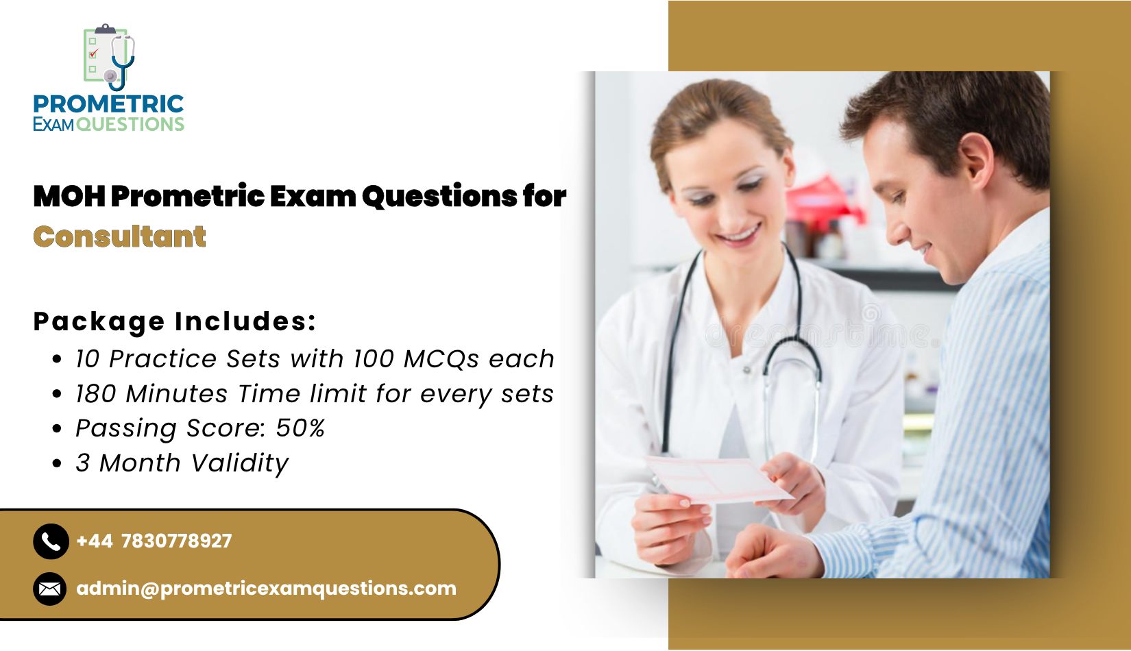 MOH Prometric Exam Questions for Consultant