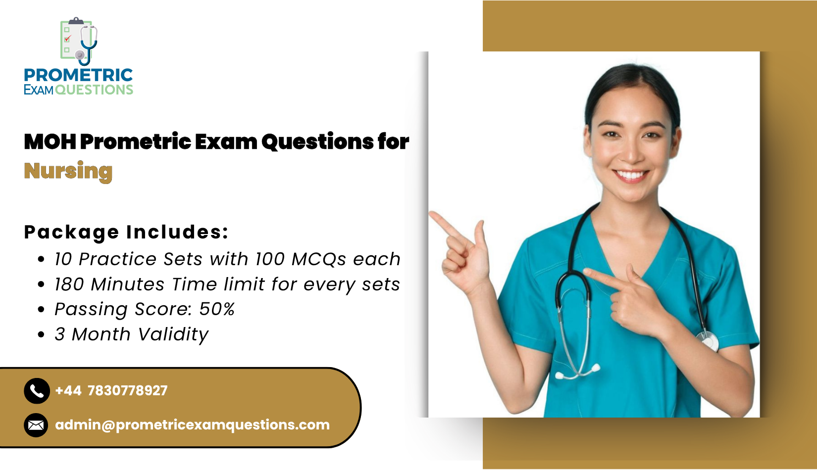 MOH Prometric Exam Questions for Nursing